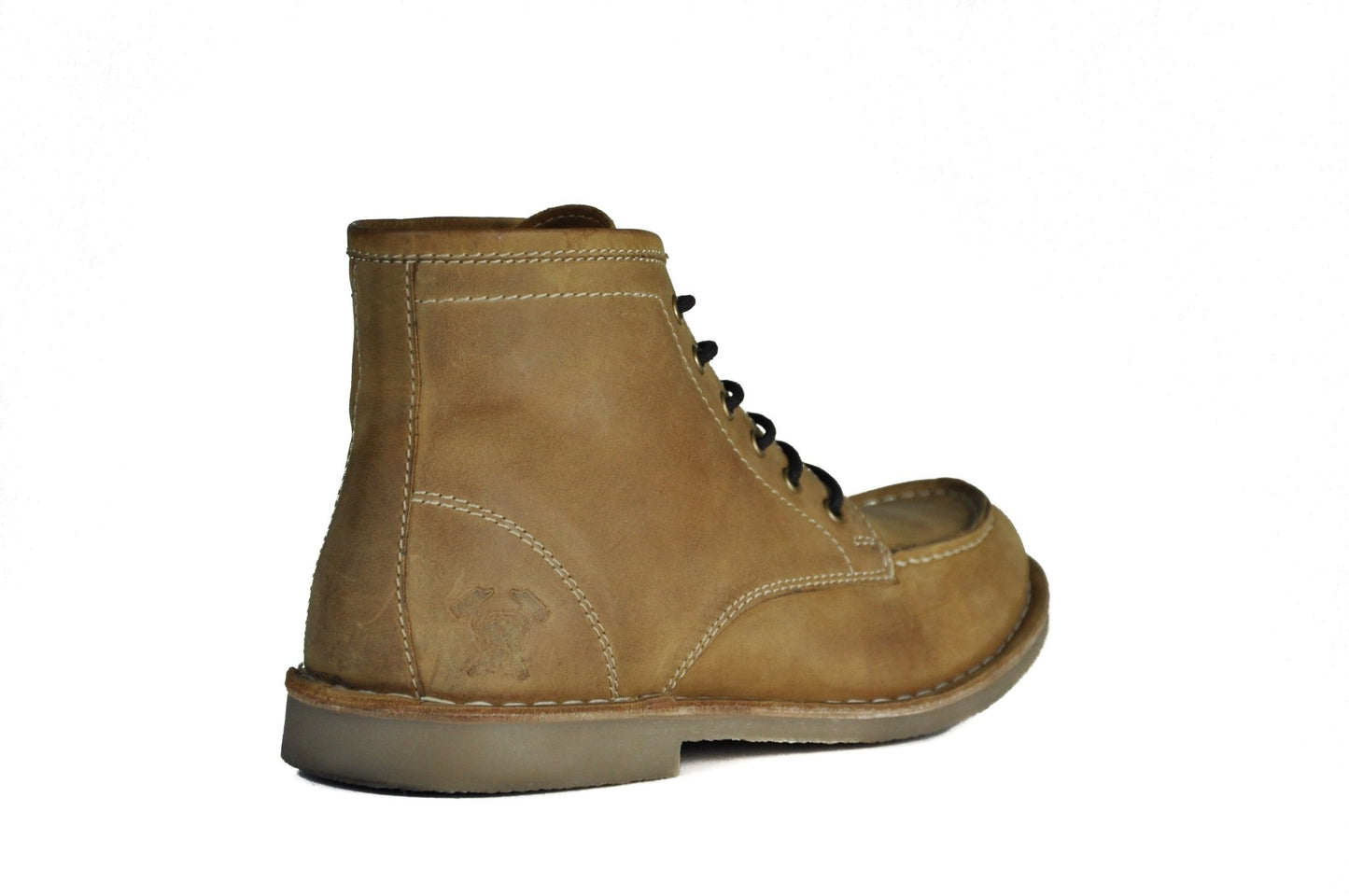 Hound & Hammer The Cooper | Men's Crazy Horse Tan Leather Boots - Men - Footwear - Boots - Ankle Boots - Benn~Burry