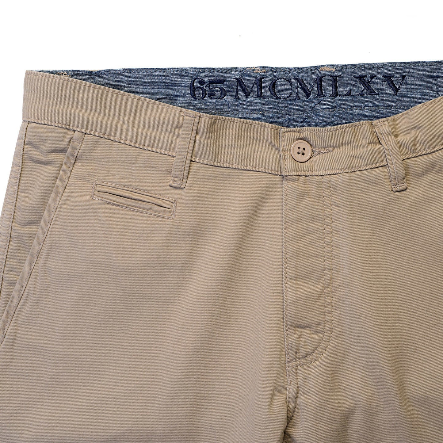 65 MCMLXV Men's Signature Slim Fit Khaki Chino Pant - Men - Apparel - Pants - Chino - Khaki - Benn~Burry