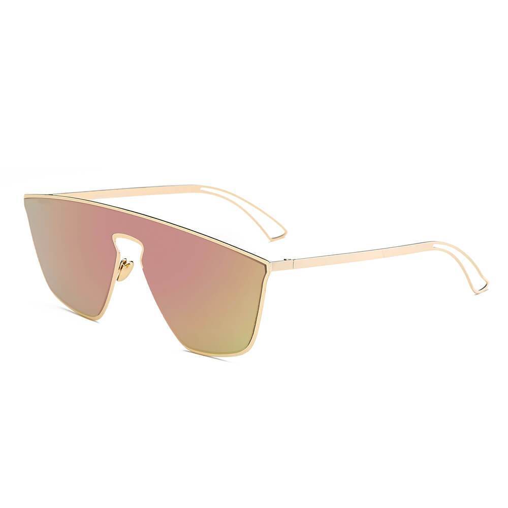Beverly - Women's Futuristic & Fashionable Mirrored Sunglasses by Cramilo Eyewear - Women - Accessories - Sunglasses - Benn~Burry
