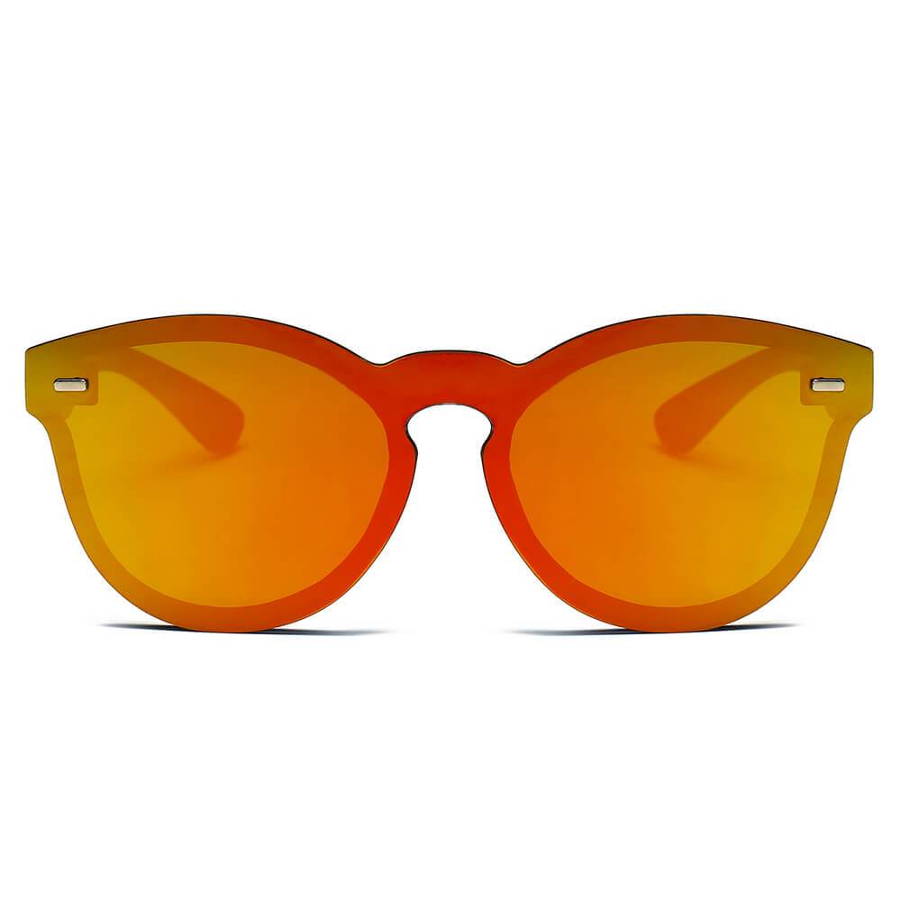 Durant - Modern Rimless Unisex Round Sunglasses by Cramilo Eyewear - Women - Accessories - Sunglasses - Benn~Burry