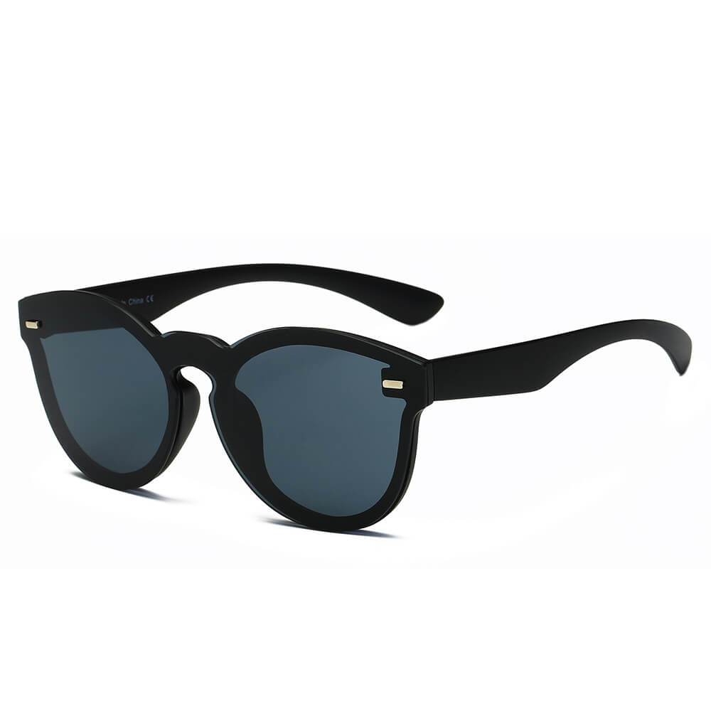 Durant - Modern Rimless Unisex Round Sunglasses by Cramilo Eyewear