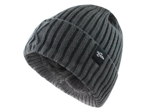 Fear0 Extreme Warm Black Cuff Beanie Hat for Men or Women - Benn Burry