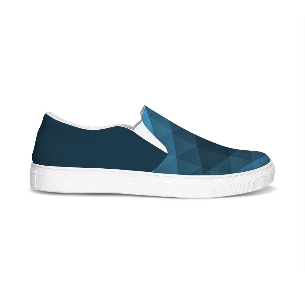 Find-Your-Coast Men's Blue Venturer Casual Canvas Slip-On Shoes - Women - Footwear - Shoes - Boat Shoes - Benn~Burry