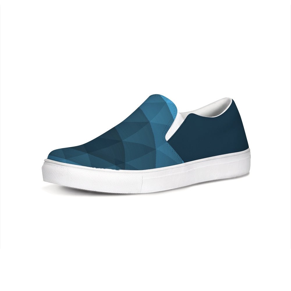Find-Your-Coast Men's Blue Venturer Casual Canvas Slip-On Shoes - Women - Footwear - Shoes - Boat Shoes - Benn~Burry