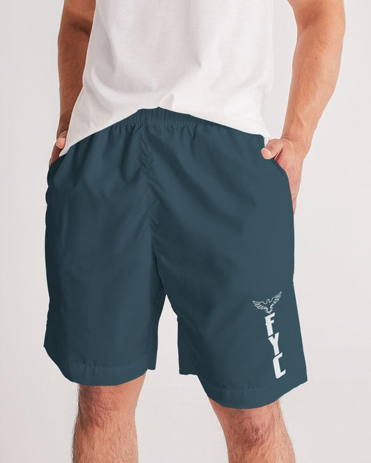 Find-Your-Coast Men's Solid Coast Grey Lightweight Windbreaker Sport Jogger Shorts - Men - Apparel - Shorts - Jogger - Benn~Burry