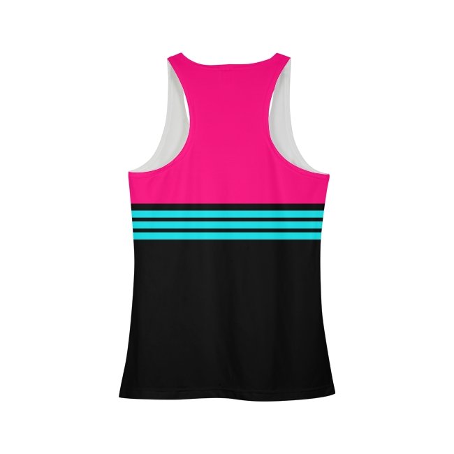 Find-Your-Coast Women's Breathable Striped All-Over Print Tank - Women - Apparel - Tops & Tees - Tank Tops - Benn~Burry