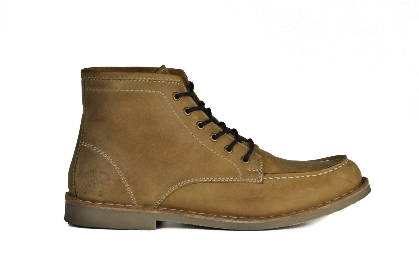 Hound & Hammer The Cooper | Men's Crazy Horse Tan Leather Boots - Men - Footwear - Boots - Ankle Boots - Benn~Burry