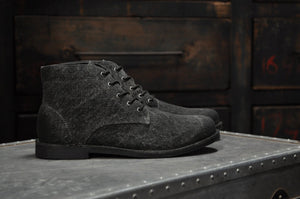 Hound & Hammer The Grover-Vegan | Charcoal Ankle Boots for Men