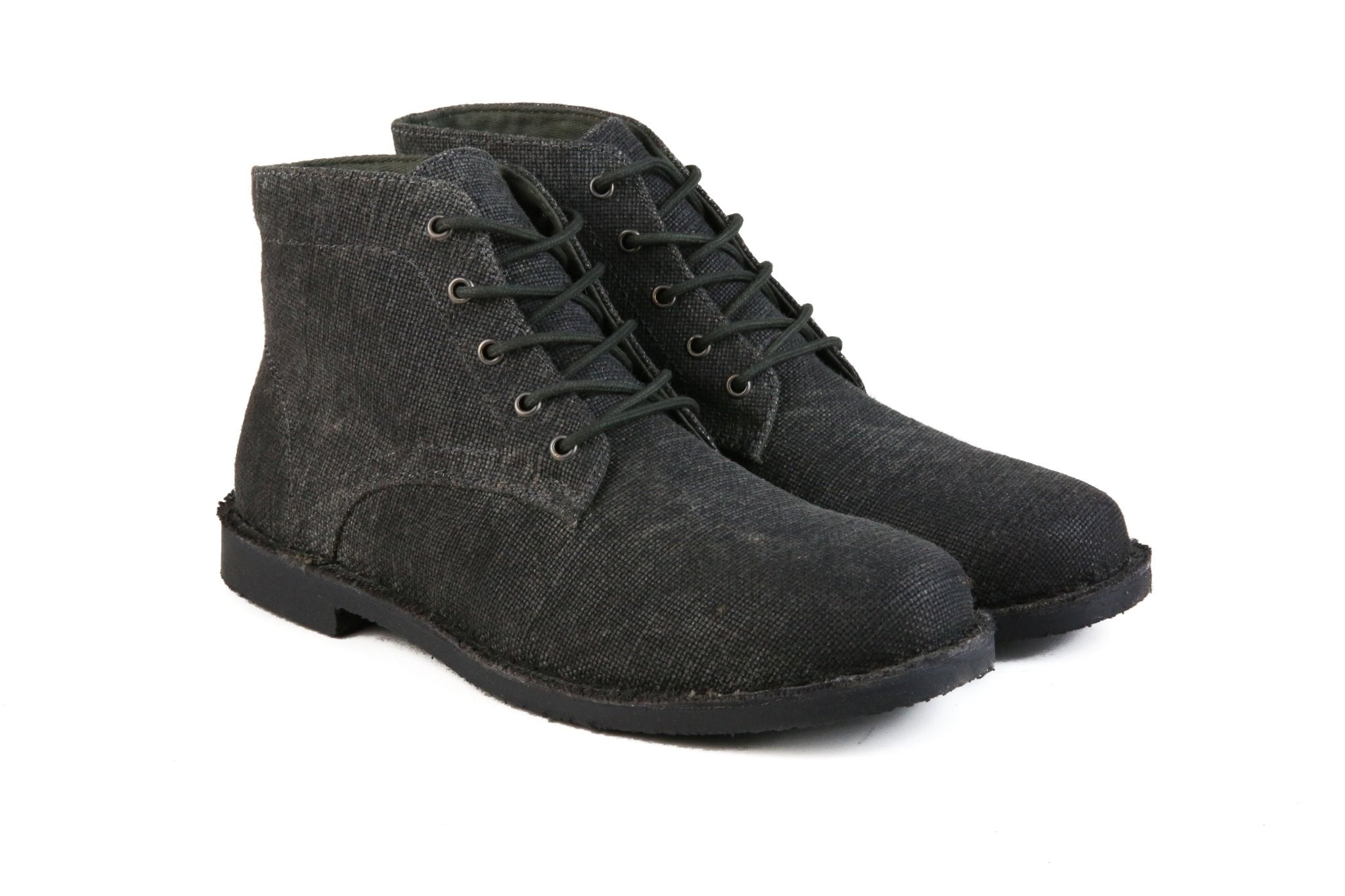 Hound & Hammer The Grover-Vegan | Charcoal Ankle Boots for Men