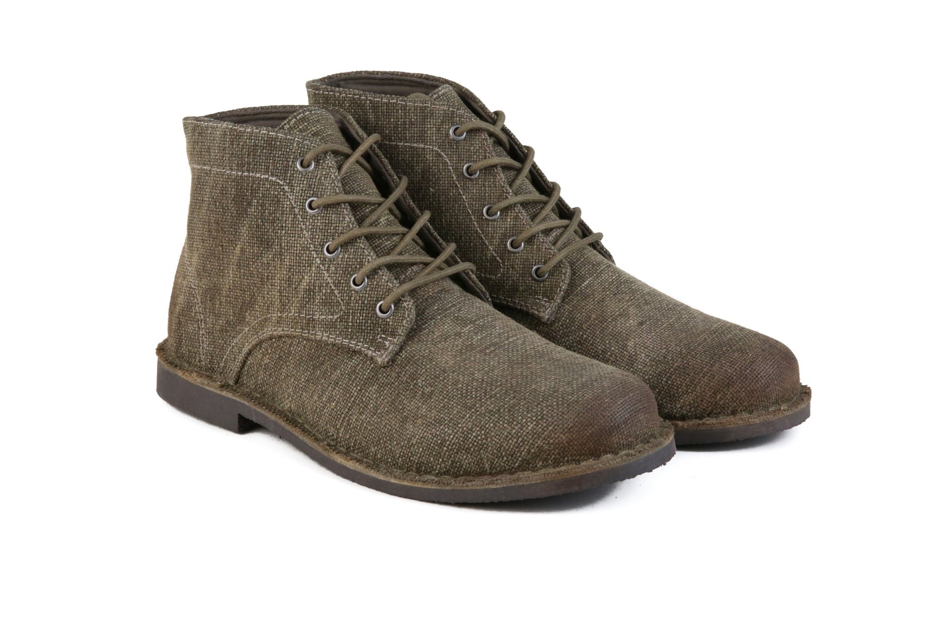 Hound Hammer The Grover-Vegan Men's Sage Brown Ankle Boots