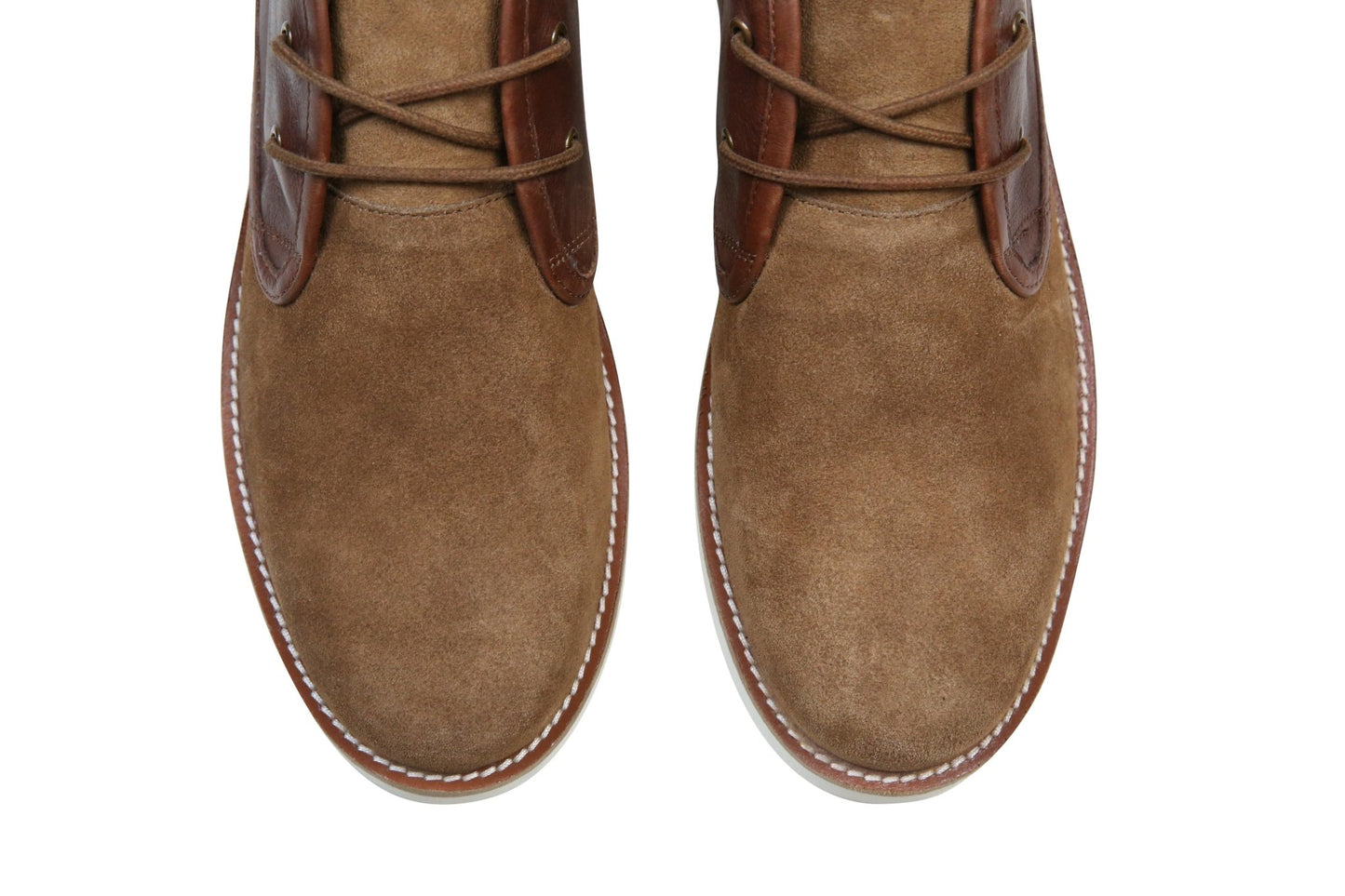 Hound & Hammer "The Nolan" Cognac Leather & Suede Boots - Men - Footwear - Boots - Ankle Boots - Benn~Burry