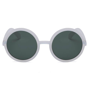 Indiana - Women's Oversize Round Fashion Sunglasses by Cramilo Eyewear