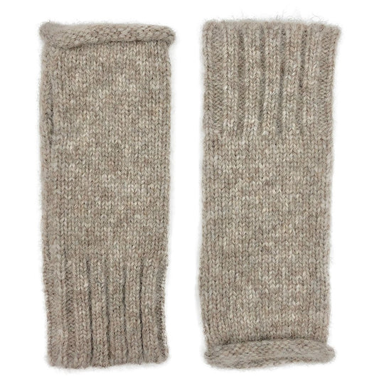 Ladies Beige Essential Knit Alpaca Gloves - Women - Accessories - Outerwear - Gloves - Benn~Burry