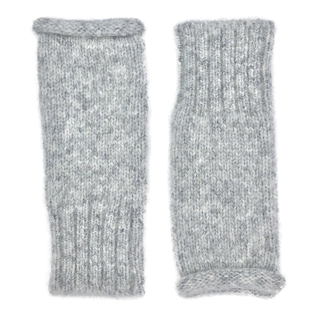 Ladies Gray Essential Knit Alpaca Gloves - Women - Accessories - Outerwear - Gloves - Benn~Burry