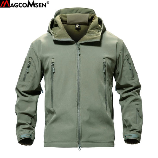 MAGCOMSEN Men's Softshell Waterpoof Tactical Jacket - Men - Apparel - Outerwear - Jackets - Benn~Burry