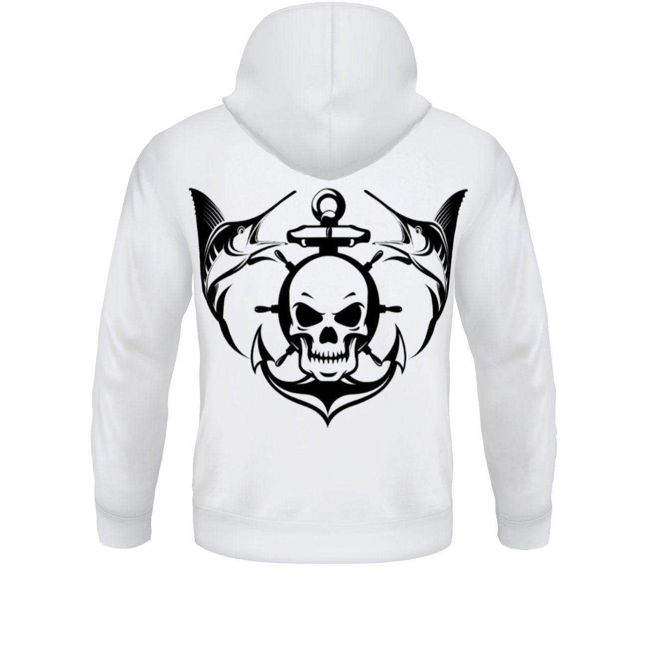 Men's FYC Blue Coast Skull & Anchor Fishing Sweatshirt - Men - Apparel - Activewear - Sweatshirts - Hoodies - Benn~Burry