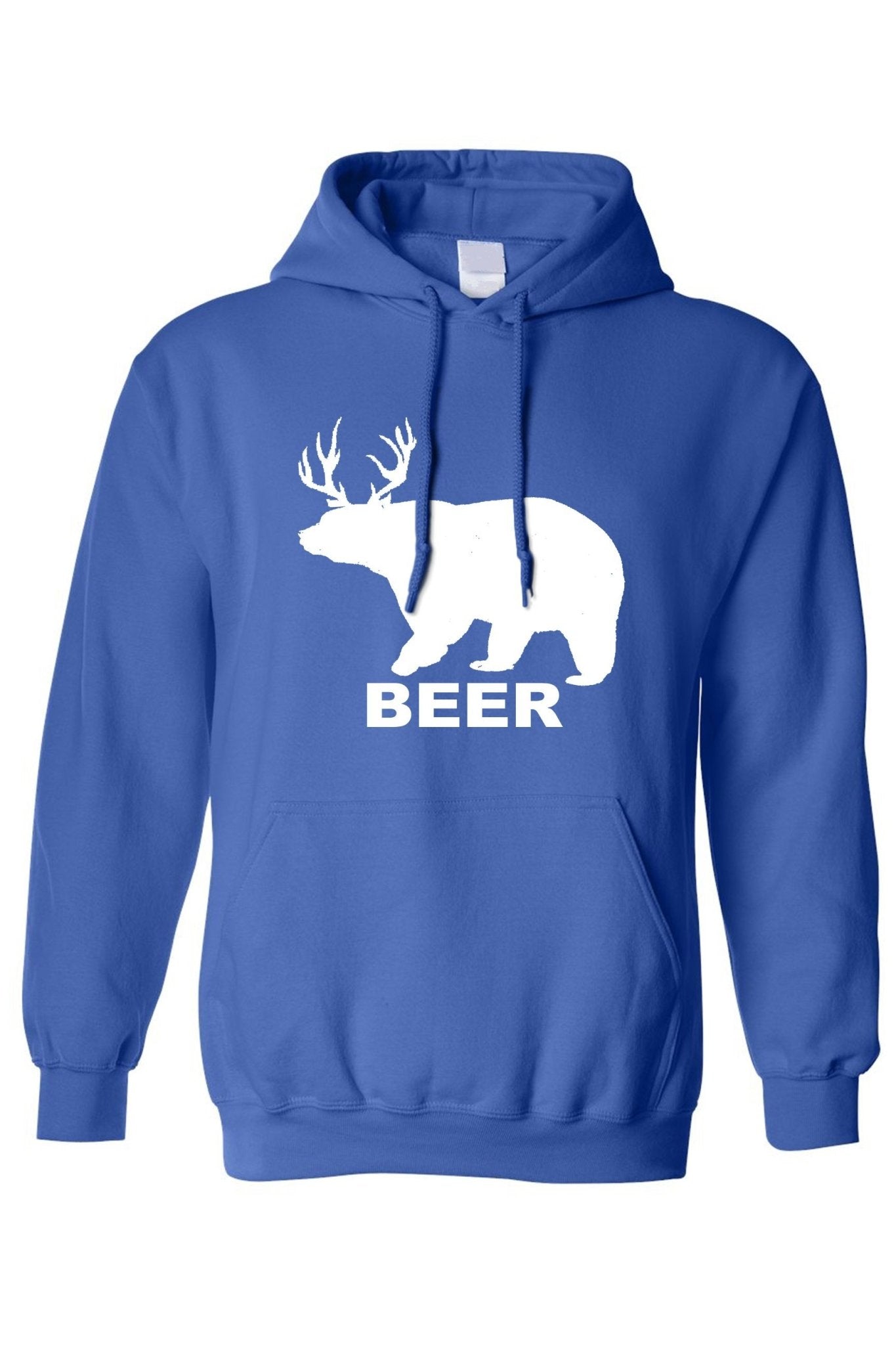 Men's/Unisex Funny Bear-Deer Pullover Hoodie - Unisex - Apparel - Sweatshirts - Hoodies - Benn~Burry