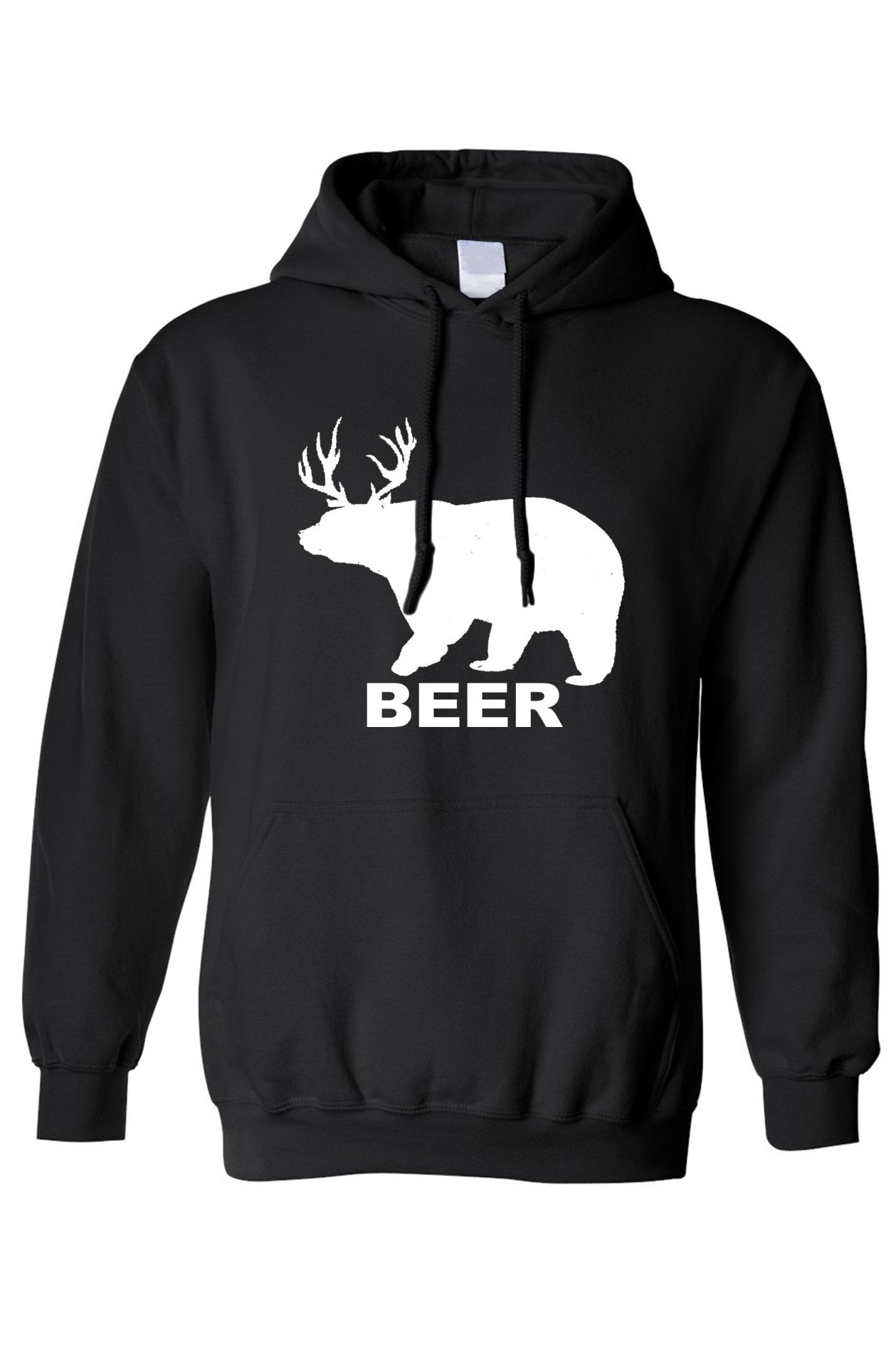 Men's/Unisex Funny Bear-Deer Pullover Hoodie - Unisex - Apparel - Sweatshirts - Hoodies - Benn~Burry