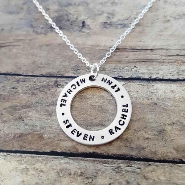 Personalized Family Necklace With Kids Names - Women - Accessories - Jewelry - Necklaces - Pendants - Personalized - Benn~Burry