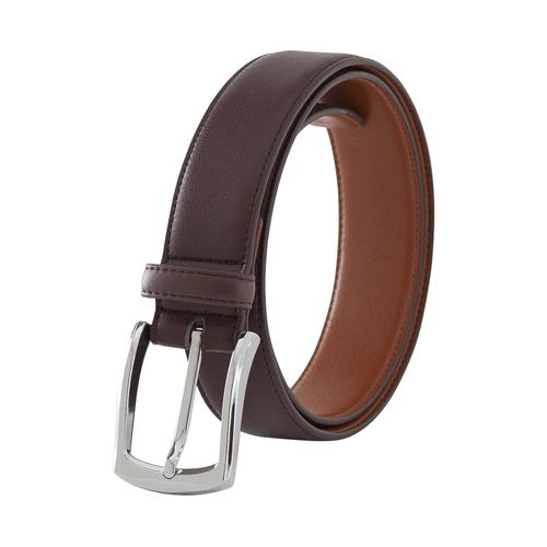 Polished Chrome Buckle Professional Vegan Belt - Men - Accessories - Belts - Benn~Burry