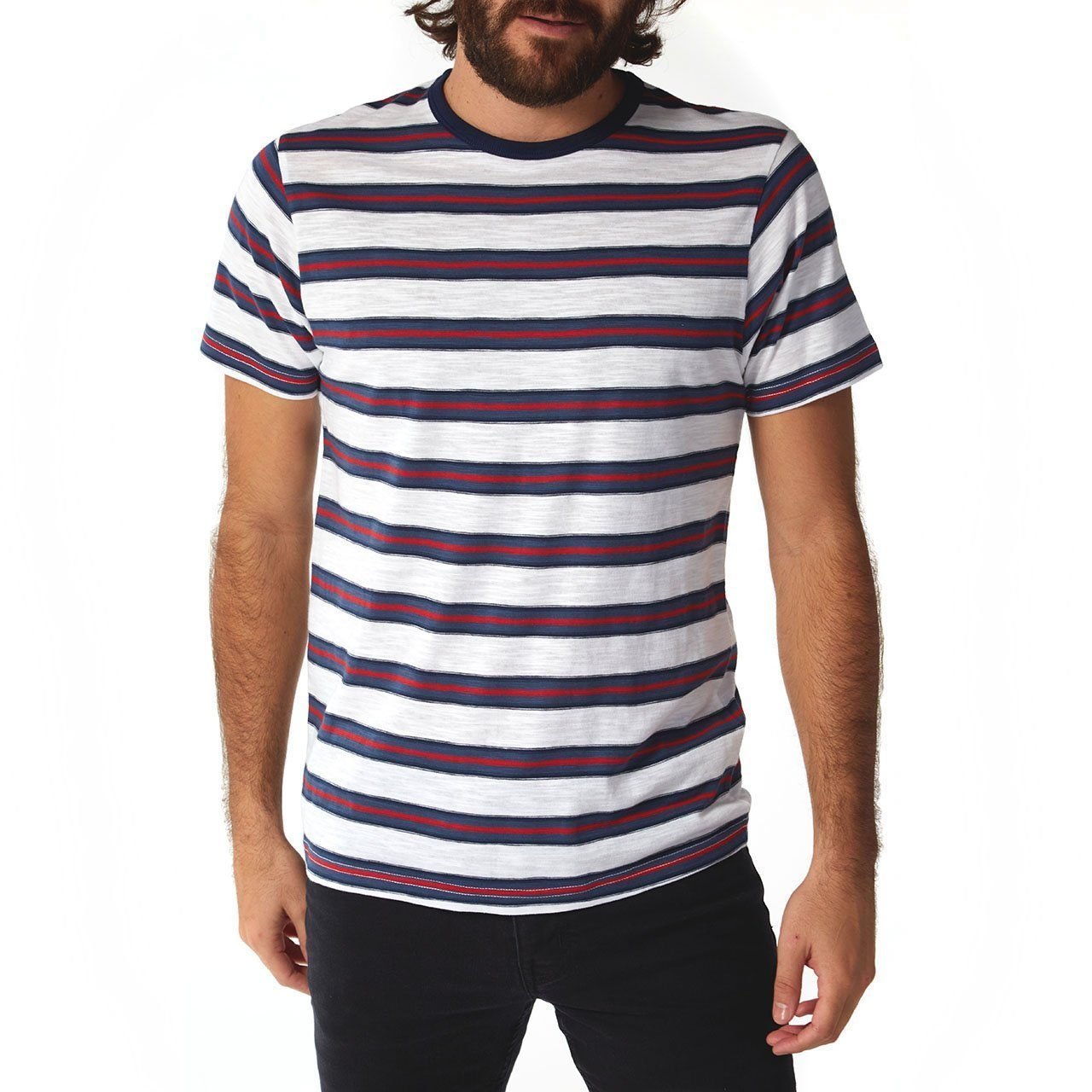 PX Clothing Men's Mateo Striped Tee