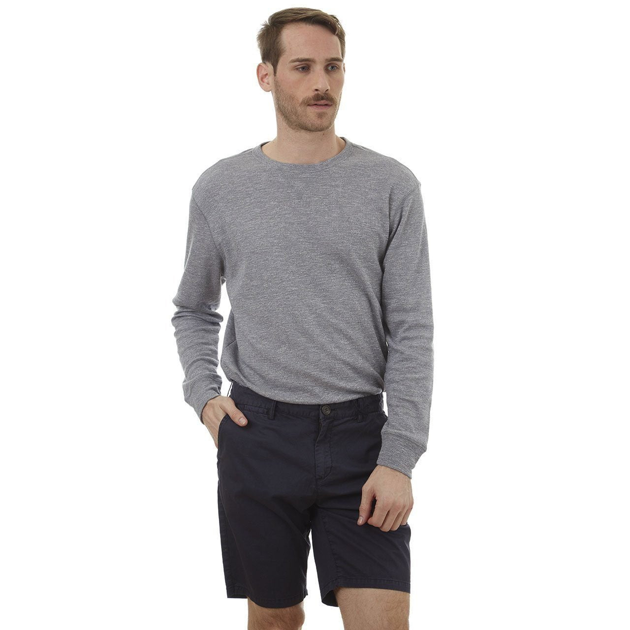 PX Clothing Men's Dark Grey Adan Dyed Five Pocket Twill Shorts - Men - Apparel - Shorts - Casual - Benn~Burry