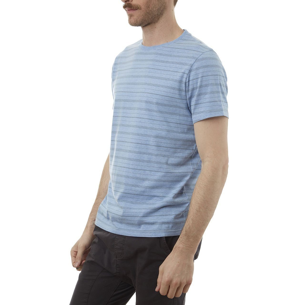PX Clothing Men's Oscar Striped Tee in Blue - Men - Apparel - Shirts - T-Shirts - Benn~Burry