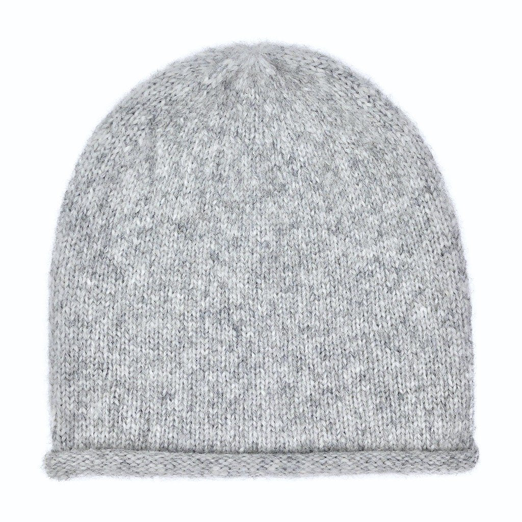 Unisex Gray Essential Knit Alpaca Beanie - Unisex - Accessories - Outerwear - Hats - Benn~Burry
