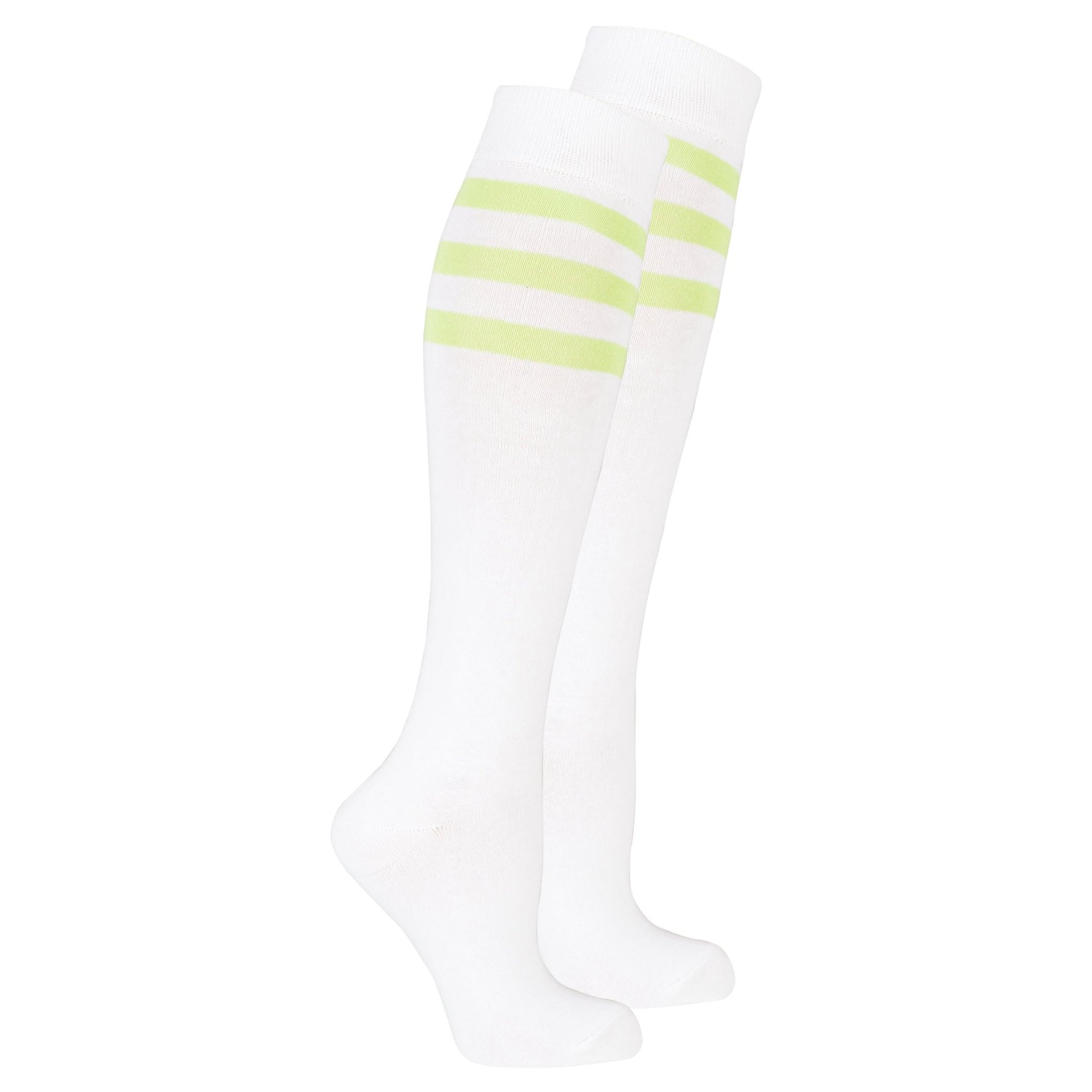 Women's Green Stripe Knee High Socks - Women - Footwear - Socks - Benn~Burry