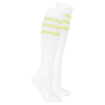 Women's Green Stripe Knee High Socks - Benn~Burry