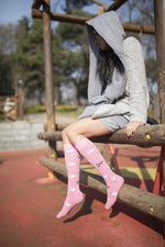 Women's Lamb Knee High Socks - Benn~Burry