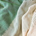 Women's Striped Organic Cotton Scarf