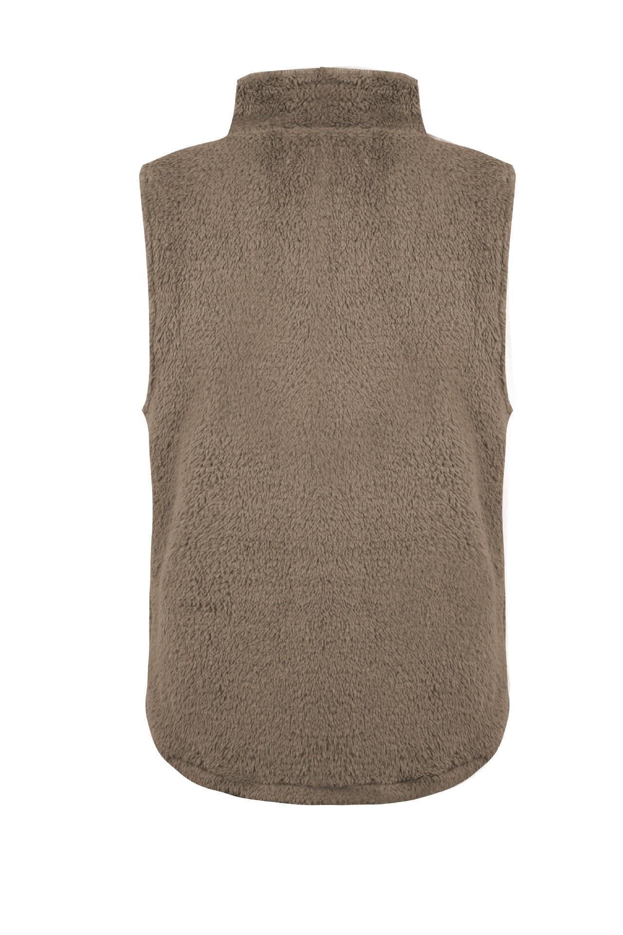 Women's Warm, Plush & Fluffy Fleece Sherpa Vest - Women - Apparel - Outerwear - Vests - clearance - Benn~Burry